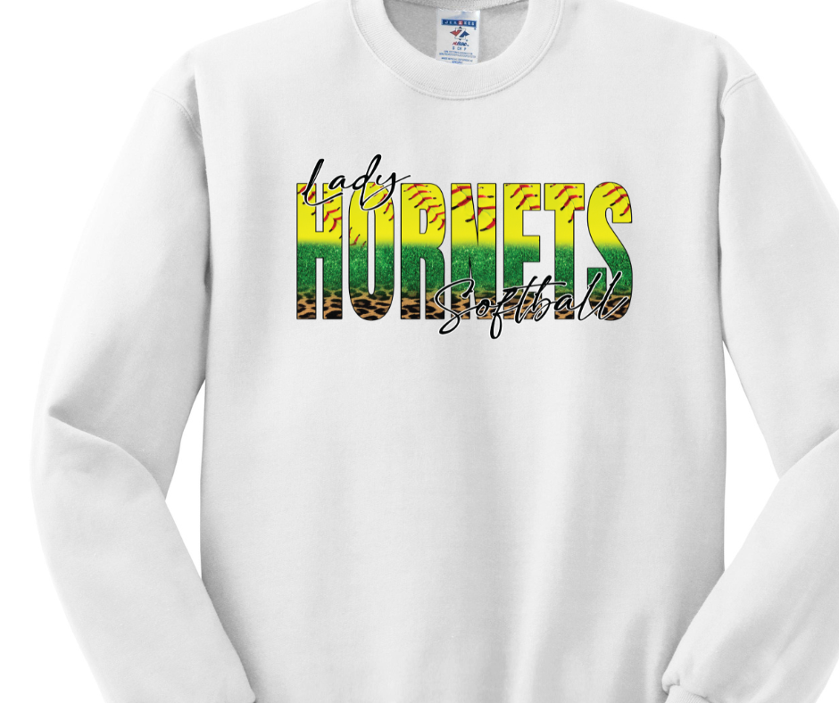 Lady Hornets Softball Crewneck Sweatshirt