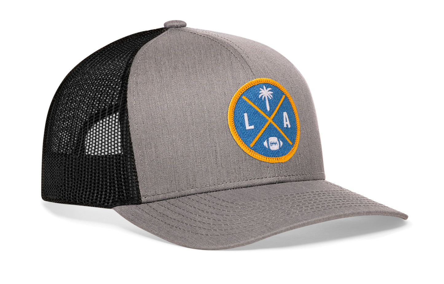 Los Angeles Football Trucker Hat  |  Light Blue LA X Snapback