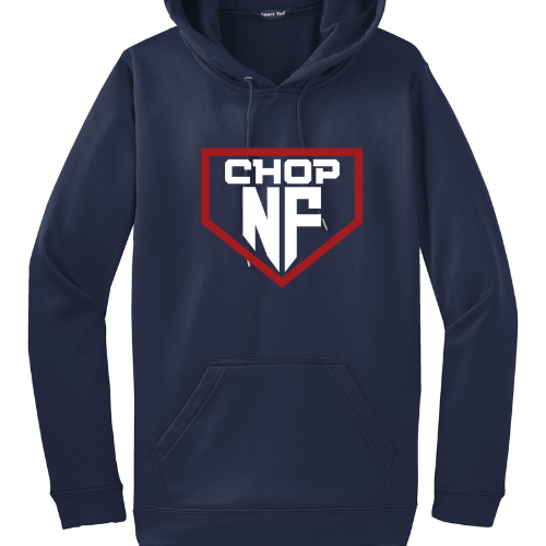 NF CHOP TEAM RED LOGO - ADULT NAVY HOODIE