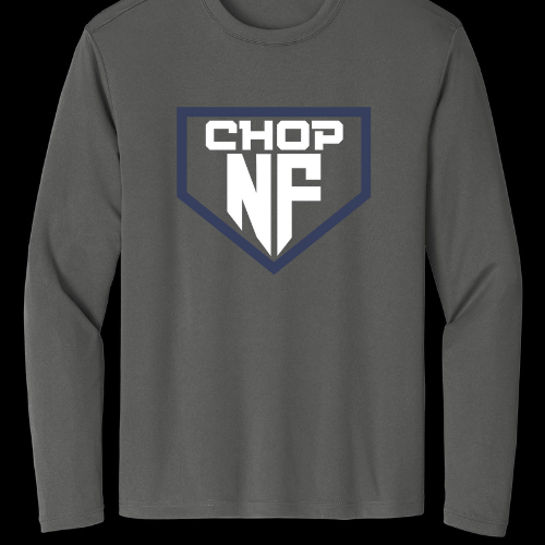NF CHOP TEAM NAVY LOGO: ADULT LONG SLEEVE T-SHIRT
