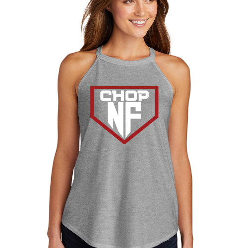 NF Chop Red Team Logo: Rocker Tank