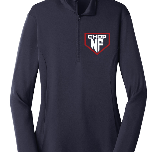 CHOP - Men's Navy Sportek 1/4 zip Dri-Fit Long Sleeve Pullover