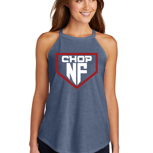 NF Chop Red Team Logo: Rocker Tank