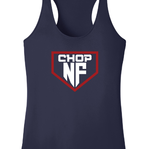 NF Chop Team Red Logo: Dri-fit Ladies Racerback Tank
