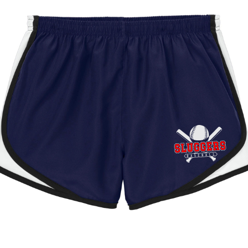 BLACK Sluggers Ladies Shorts