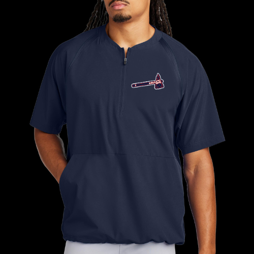 Tomahawk - Navy 1/2 Zip Short Sleeve Jacket