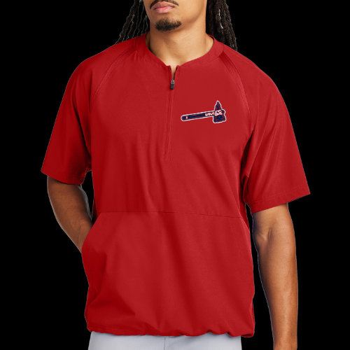Tomahawk - Red 1/2 zip Short Sleeve Jacket