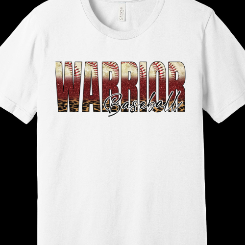 Warriors Baseball Adult T-Shirt