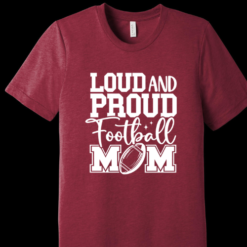 Warriors Loud and Proud football mom
