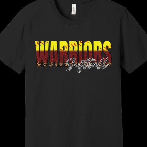 Warriors Softball Adult T-Shirt