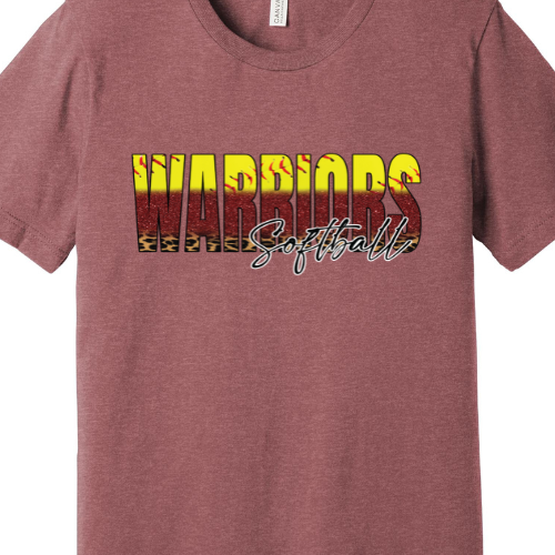 Warriors Softball Adult T-Shirt