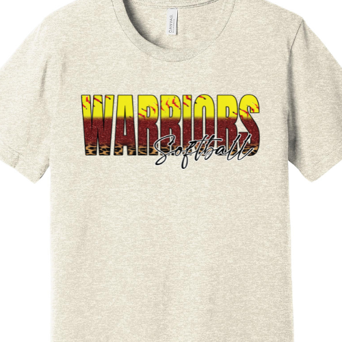 Warriors Softball Adult T-Shirt